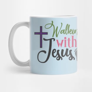 Walking with Jesus Mug